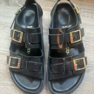 Birkenstock Cannes sandals, black
